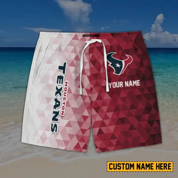 [SPECIAL OFFER] NEW CUSTOMIZED NFL15 HTT HOUSTON TEXANS SHORT PANTS