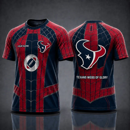 [SPECIAL OFFER] NEW CUSTOMIZED NFL15 HTT HOUSTON TEXANS x SPIDER T-SHIRT, HOODIE & ZIP HOODIE