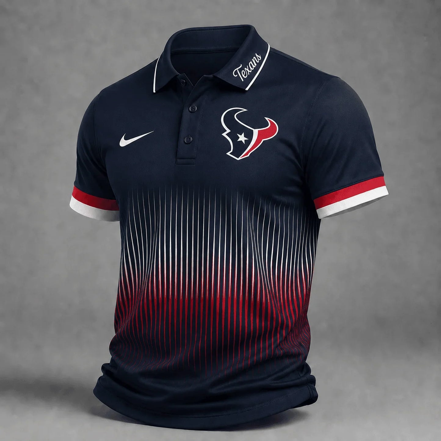 [SPECIAL OFFER] NEW CUSTOMIZED NFL15 HTT HOUSTON TEXANS POLO SHIRT