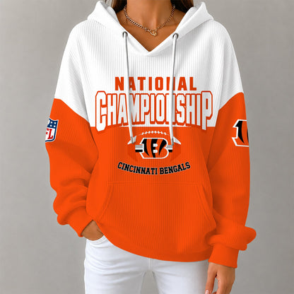 [SPECIAL OFFER] NEW CUSTOMIZED NFL16 CCB CINCINNATI BENGALS RIBBED HOODIE & SWEATSHIRT