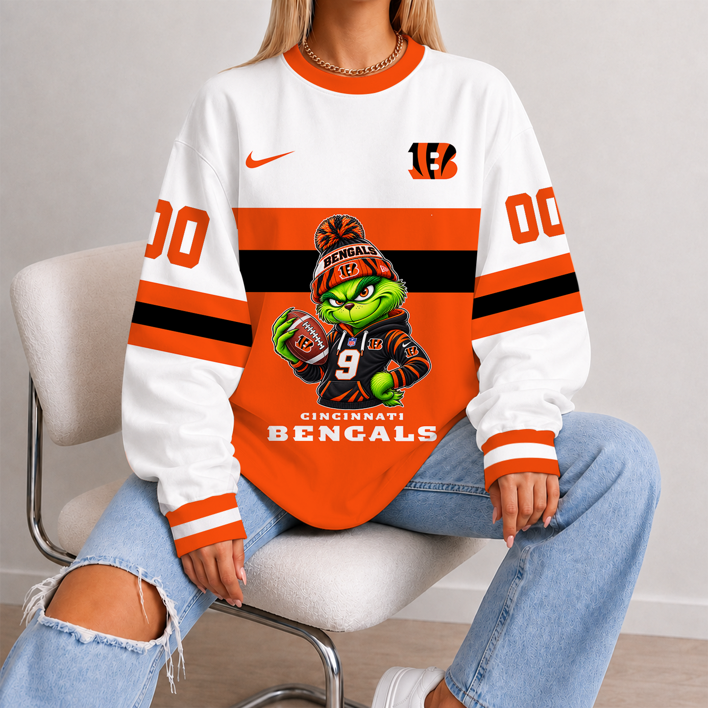[SPECIAL OFFER] NEW CUSTOMIZED NFL16 CCB CINCINNATI BENGALS UNISEX SWEATSHIRT