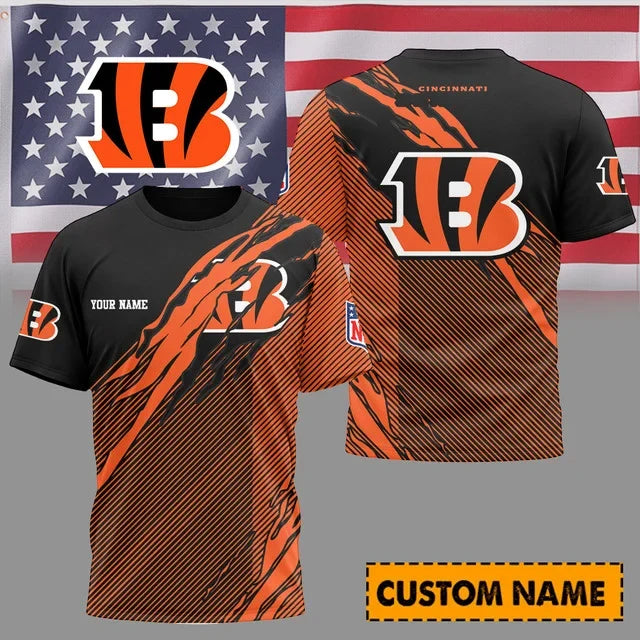 [SPECIAL OFFER] NEW CUSTOMIZED NFL16 CCB CINCINNATI BENGALS UNISEX T-SHIRT & POLO