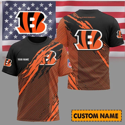 [SPECIAL OFFER] NEW CUSTOMIZED NFL16 CCB CINCINNATI BENGALS UNISEX T-SHIRT & POLO