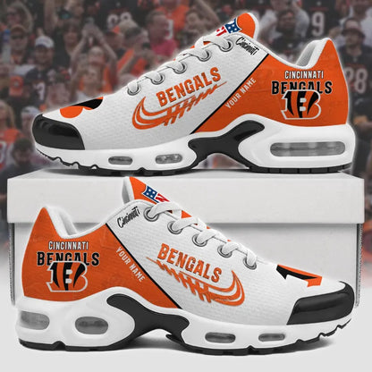 [SPECIAL OFFER] NEW CUSTOMIZED NFL16 CCB CINCINNATI BENGALS AIR MAX PLUS SNEAKERS
