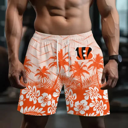 [SPECIAL OFFER] NEW CUSTOMIZED NFL16 CCB CINCINNATI BENGALS SHORT PANTS