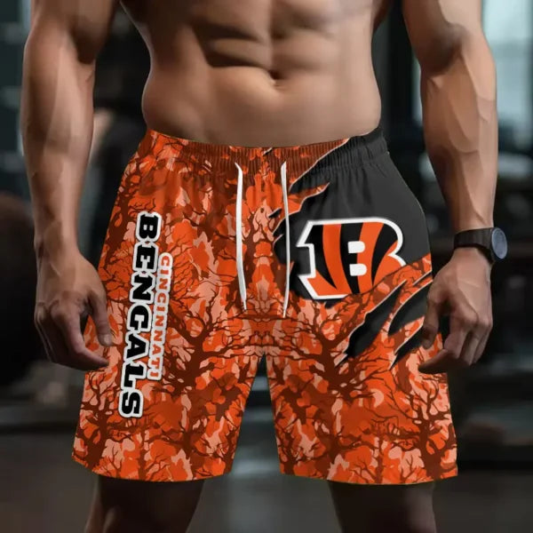 [SPECIAL OFFER] NEW CUSTOMIZED NFL16 CCB CINCINNATI BENGALS SHORT PANTS