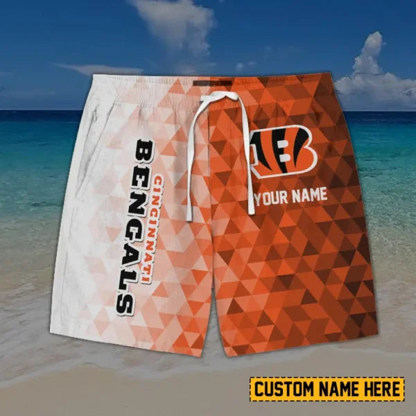 [SPECIAL OFFER] NEW CUSTOMIZED NFL16 CCB CINCINNATI BENGALS SHORT PANTS