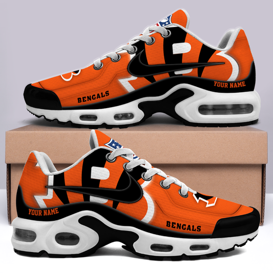 [SPECIAL OFFER] NEW CUSTOMIZED NFL16 CCB CINCINNATI BENGALS AIR MAX PLUS SNEAKERS