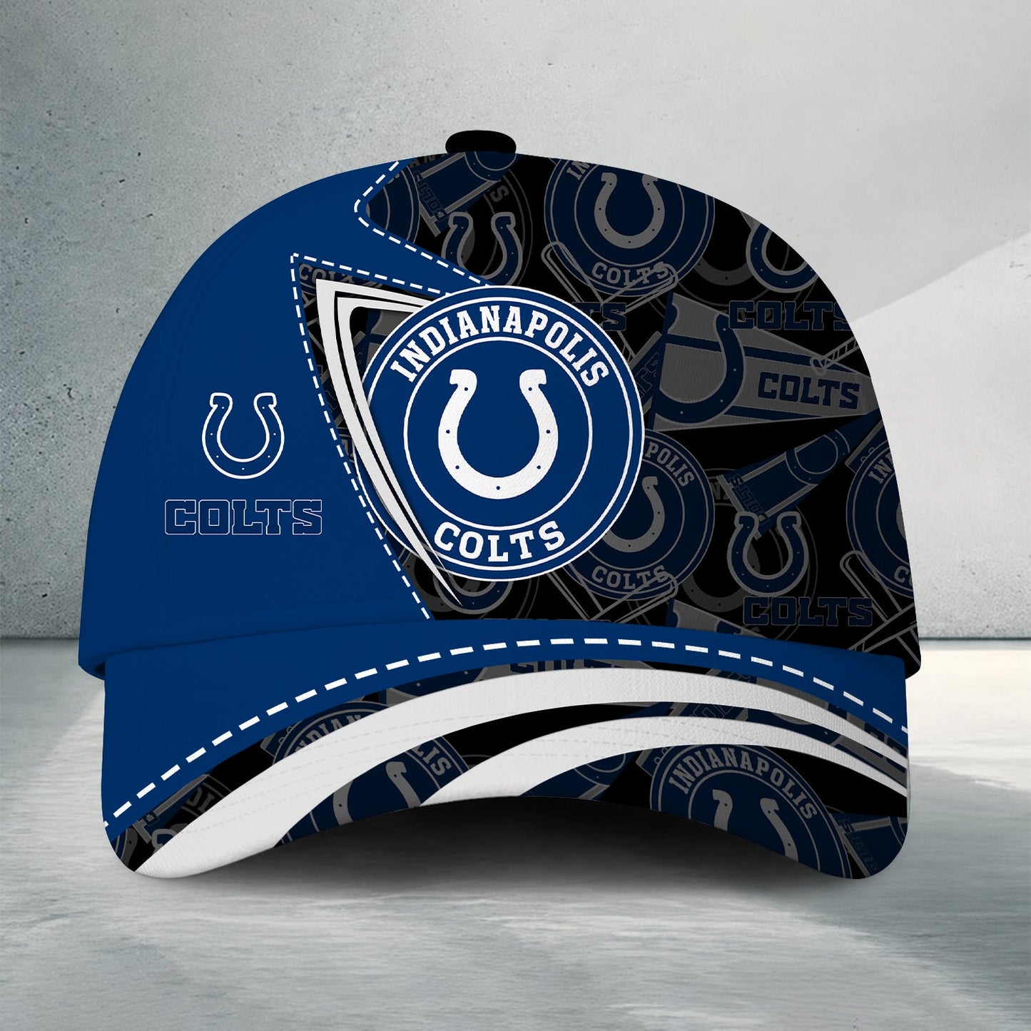 [SPECIAL OFFER] NEW CUSTOMIZED NFL17 IDC INDIANAPOLIS COLTS CLASSIC CAP