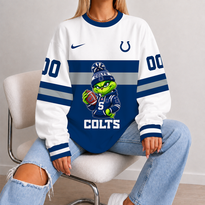 [SPECIAL OFFER] NEW CUSTOMIZED NFL17 IDC INDIANAPOLIS COLTS UNISEX SWEATSHIRT