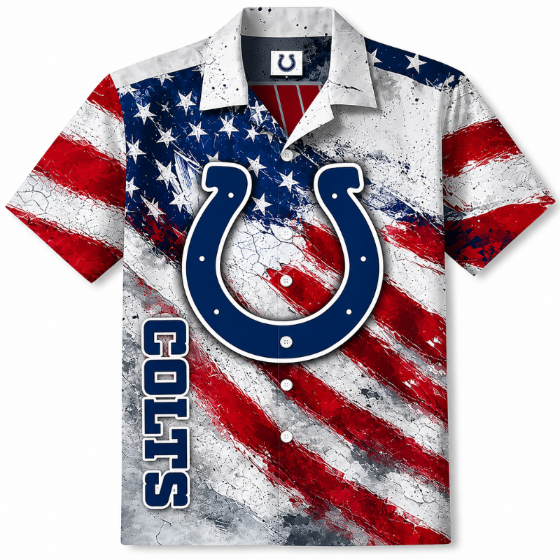[SPECIAL OFFER] NEW CUSTOMIZED NFL17 IDC INDIANAPOLIS COLTS UNISEX HAWAIIAN SHIRT