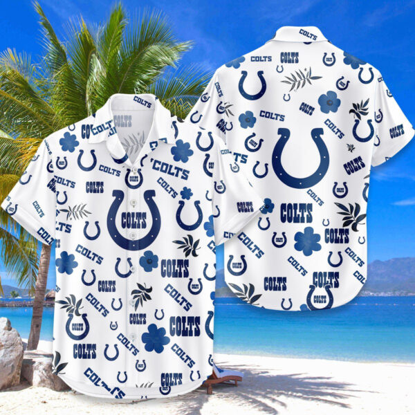 [SPECIAL OFFER] NEW CUSTOMIZED NFL17 IDC INDIANAPOLIS COLTS UNISEX HAWAIIAN SHIRT