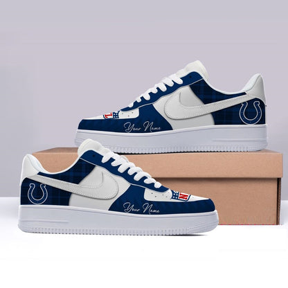 [SPECIAL OFFER] NEW CUSTOMIZED NFL17 IDC INDIANAPOLIS COLTS AF1 SHOES