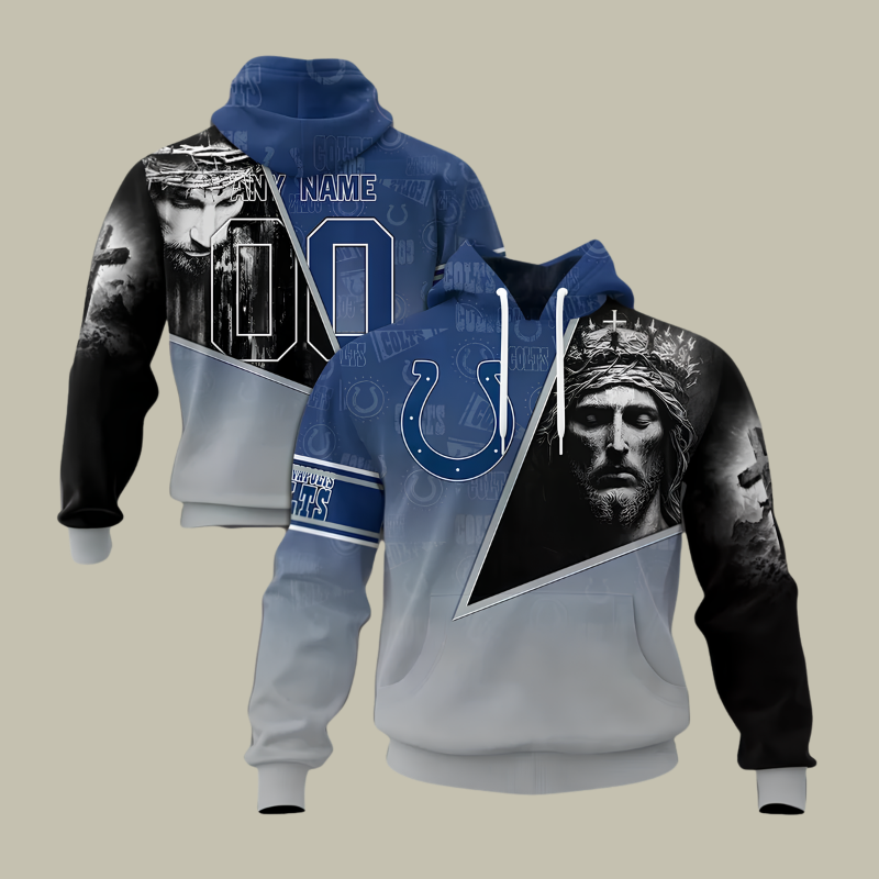 [SPECIAL OFFER] NEW CUSTOMIZED NFL17 IDC INDIANAPOLIS COLTS GOD'S BLESSING T-SHIRT, HOODIE & ZIP HOODIE