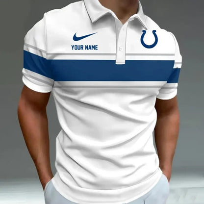 [SPECIAL OFFER] NEW CUSTOMIZED NFL17 IDC INDIANAPOLIS COLTS POLO SHIRT