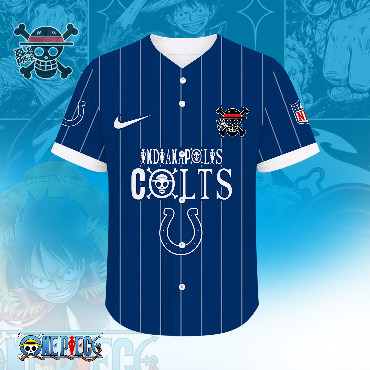 [SPECIAL OFFER] NEW CUSTOMIZED NFL17 IDC INDIANAPOLIS COLTS BASEBALL JERSEY