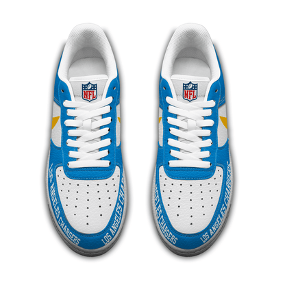 [SPECIAL OFFER] NEW CUSTOMIZED NFL09 LAC LOS ANGELES CHARGERS AF1 SNEAKERS