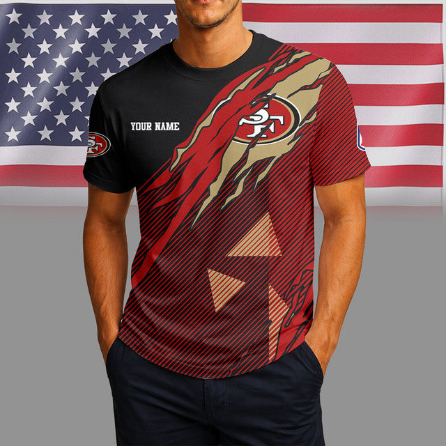 [SPECIAL OFFER] NEW CUSTOMIZED NFL11 SF49 SAN FRANCISCO 49ERS UNISEX T-SHIRT & POLO