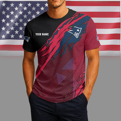 [SPECIAL OFFER] NEW CUSTOMIZED NFL27 NEP NEW ENGLAND PATRIOTS UNISEX T-SHIRT & POLO