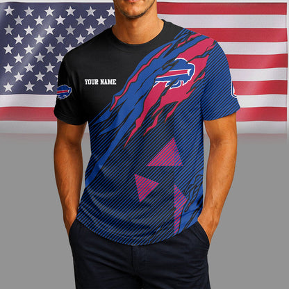 [SPECIAL OFFER] NEW CUSTOMIZED NFL03 BFB BUFFALO BILLS UNISEX T-SHIRT & POLO