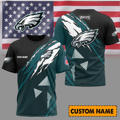[SPECIAL OFFER] NEW CUSTOMIZED NFL02 PPE PHILADELPHIA EAGLES UNISEX T-SHIRT & POLO