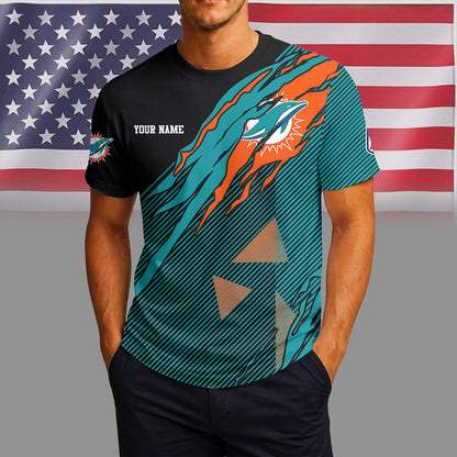 [SPECIAL OFFER] NEW CUSTOMIZED NFL19 MDP MIAMI DOLPHINS UNISEX T-SHIRT & POLO