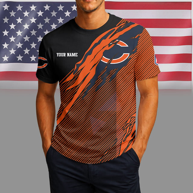 [SPECIAL OFFER] NEW CUSTOMIZED NFL26 CCB CHICAGO BEARS UNISEX T-SHIRT & POLO