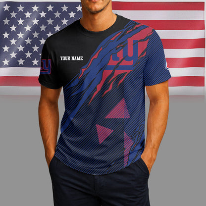 [SPECIAL OFFER] NEW CUSTOMIZED NFL32 NYG NEW YORK GIANTS UNISEX T-SHIRT & POLO