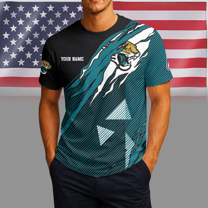 [SPECIAL OFFER] NEW CUSTOMIZED NFL30 JSJ JACKSONVILLE JAGUARS UNISEX T-SHIRT & POLO