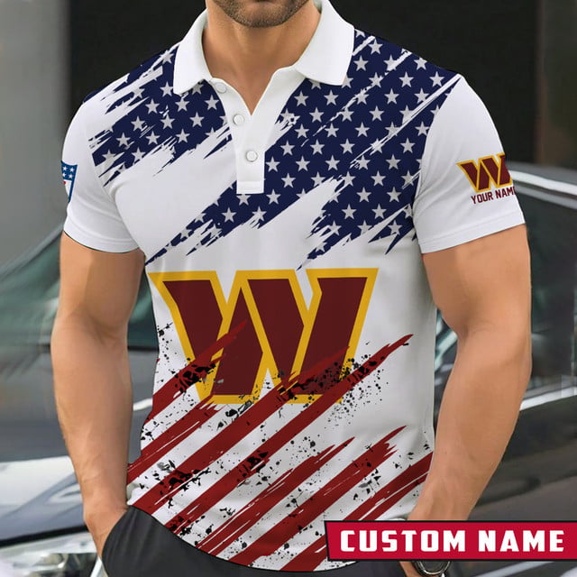 [SPECIAL OFFER] NEW CUSTOMIZED NFL12 WTC WASHINGTON COMMANDERS POLO SHIRT