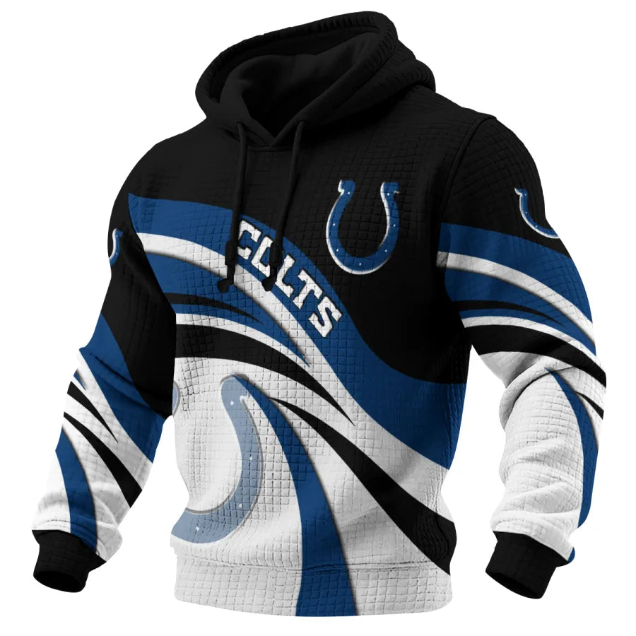[SPECIAL OFFER] NEW CUSTOMIZED NFL17 IDC INDIANAPOLIS COLTS UNISEX HOODED SWEATSHIRT