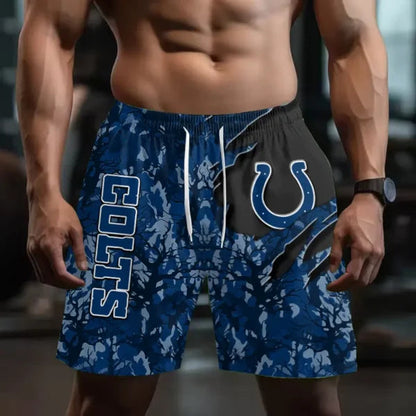 [SPECIAL OFFER] NEW CUSTOMIZED NFL17 IDC INDIANAPOLIS COLTS SHORT PANTS