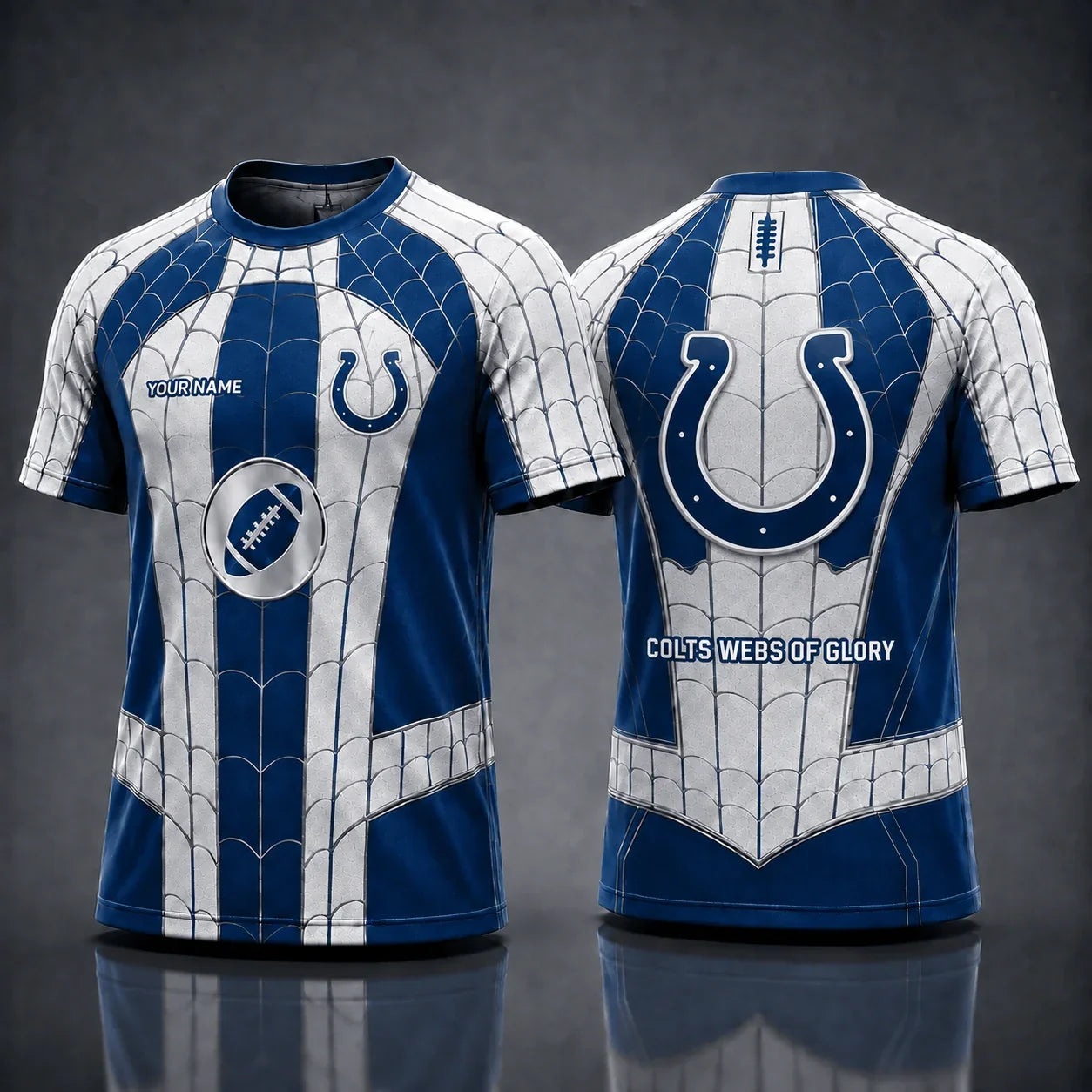[SPECIAL OFFER] NEW CUSTOMIZED NFL17 IDC INDIANAPOLIS COLTS x SPIDER T-SHIRT, HOODIE & ZIP HOODIE