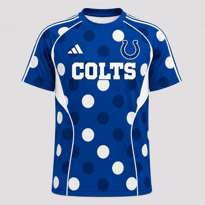 [SPECIAL OFFER] NEW CUSTOMIZED NFL17 IDC INDIANAPOLIS COLTS RAGLAN TEE