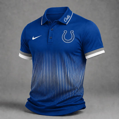 [SPECIAL OFFER] NEW CUSTOMIZED NFL17 IDC INDIANAPOLIS COLTS POLO SHIRT