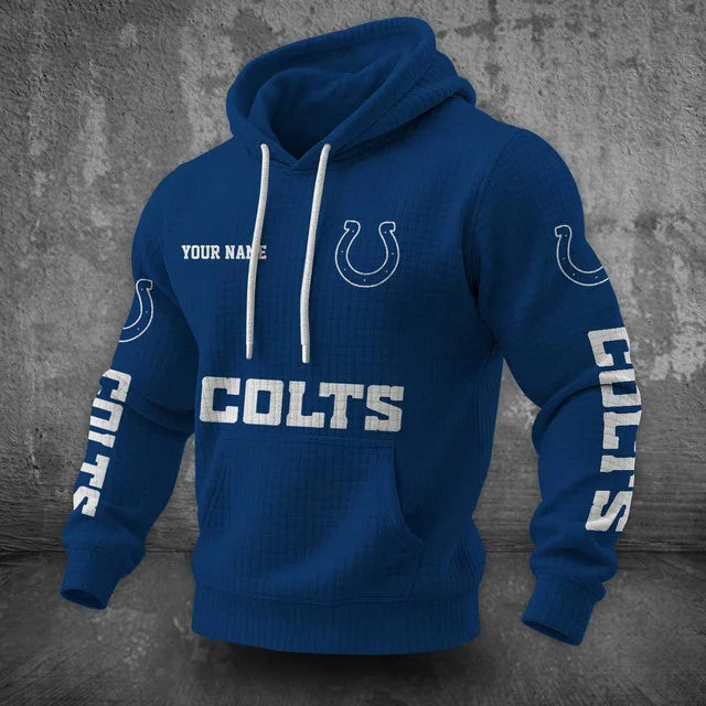 [SPECIAL OFFER] NEW CUSTOMIZED NFL17 IDC INDIANAPOLIS COLTS UNISEX HOODED SWEATSHIRT
