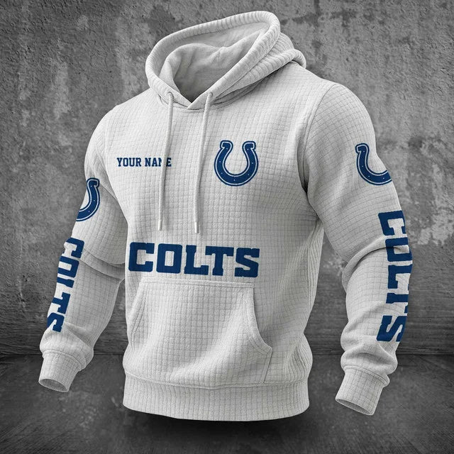 [SPECIAL OFFER] NEW CUSTOMIZED NFL17 IDC INDIANAPOLIS COLTS UNISEX HOODED SWEATSHIRT