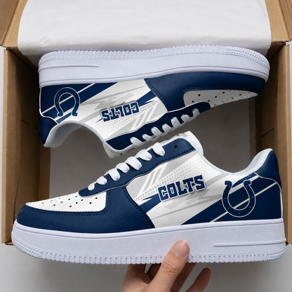 [SPECIAL OFFER] NEW CUSTOMIZED NFL17 IDC INDIANAPOLIS COLTS AF1 SNEAKERS
