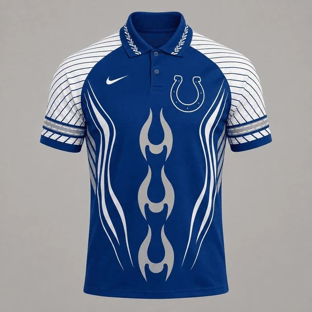 [SPECIAL OFFER] NEW CUSTOMIZED NFL17 IDC INDIANAPOLIS COLTS POLO SHIRT