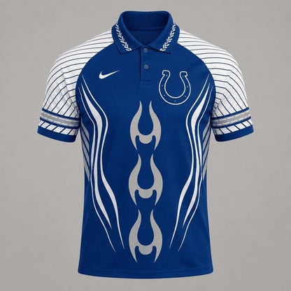 [SPECIAL OFFER] NEW CUSTOMIZED NFL17 IDC INDIANAPOLIS COLTS POLO SHIRT