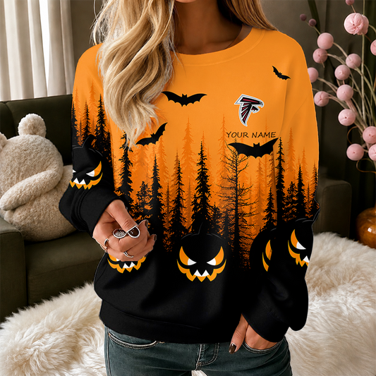 [SPECIAL OFFER] NEW CUSTOMIZED NFL18 ATF ATLANTA FALCONS UNISEX HALLOWEEN SWEATSHIRT