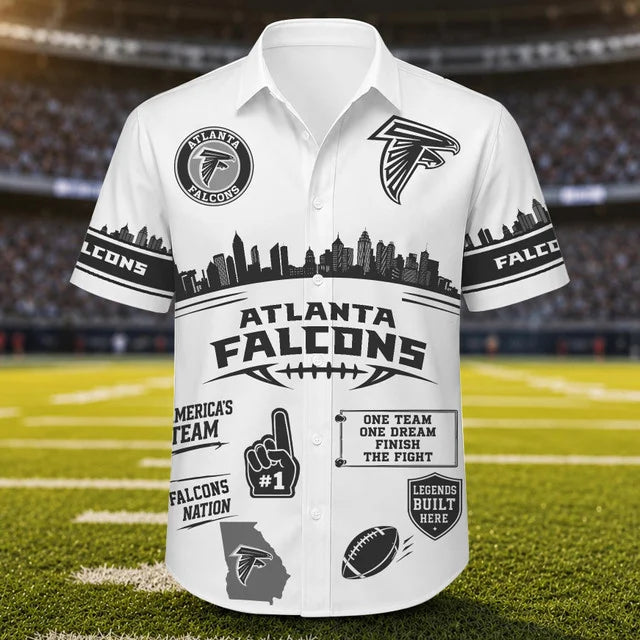 [SPECIAL OFFER] NEW CUSTOMIZED NFL18 ATF ATLANTA FALCONS UNISEX HAWAIIAN SHIRT