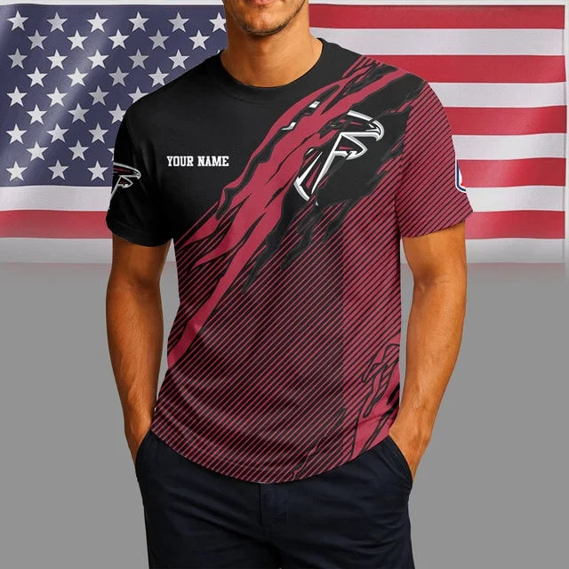 [SPECIAL OFFER] NEW CUSTOMIZED NFL18 ATF ATLANTA FALCONS UNISEX T-SHIRT & POLO