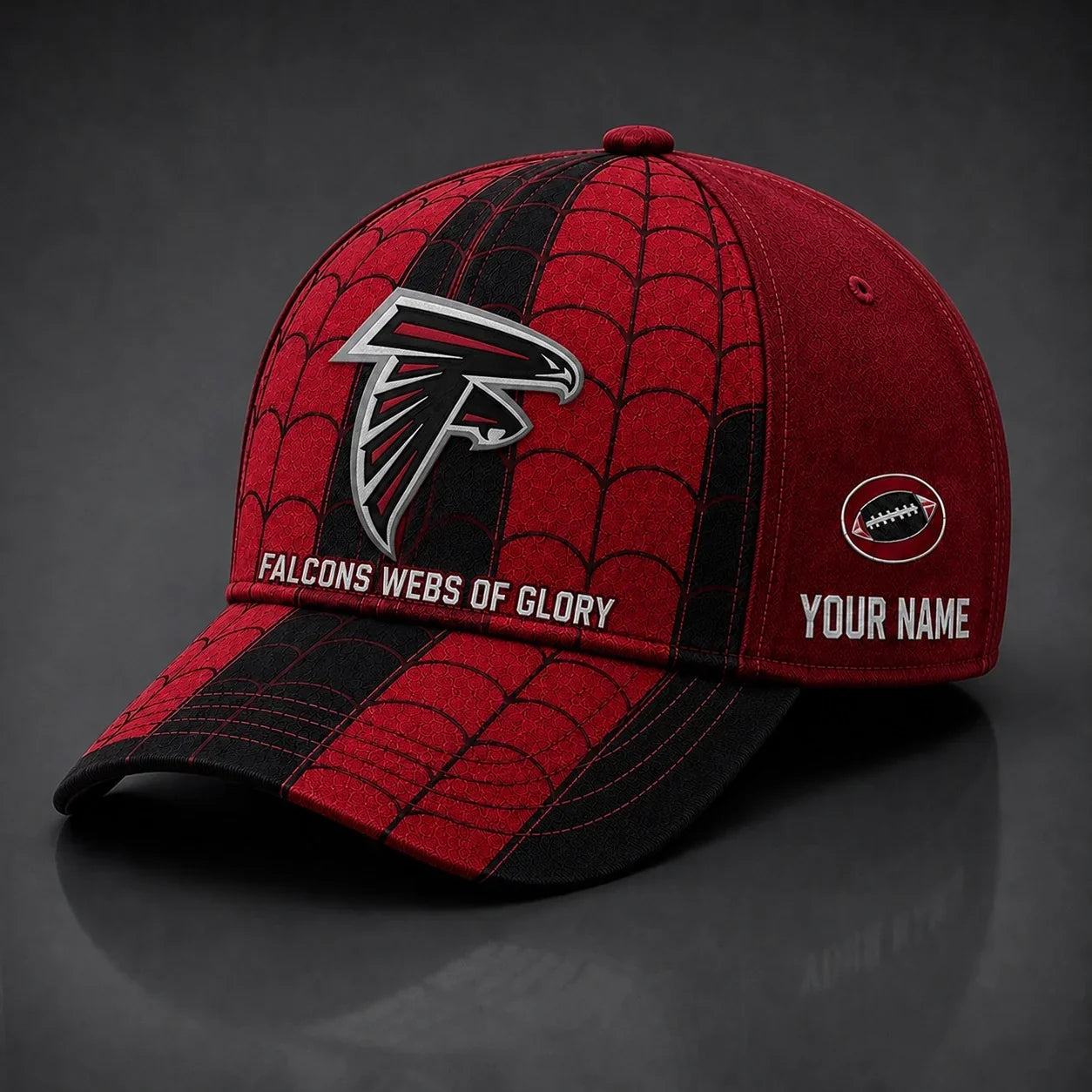[SPECIAL OFFER] NEW CUSTOMIZED NFL18 ATF ATLANTA FALCONS x SPIDER CLASSIC CAP
