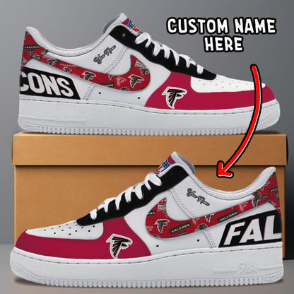 [SPECIAL OFFER] NEW CUSTOMIZED NFL18 ATF ATLANTA FALCONS AF1 SNEAKERS
