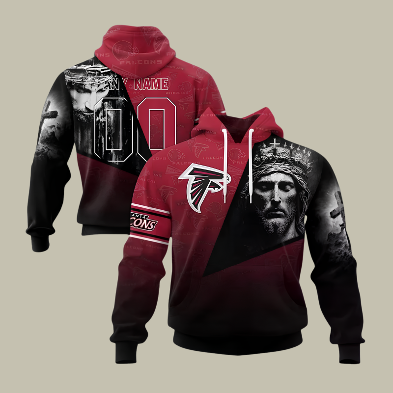[SPECIAL OFFER] NEW CUSTOMIZED NFL18 ATF ATLANTA FALCONS GOD'S BLESSING T-SHIRT, HOODIE & ZIP HOODIE
