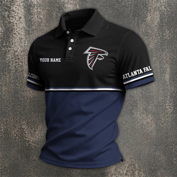[SPECIAL OFFER] NEW CUSTOMIZED NFL18 ATF ATLANTA FALCONS POLO SHIRT