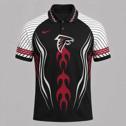 [SPECIAL OFFER] NEW CUSTOMIZED NFL18 ATF ATLANTA FALCONS POLO SHIRT