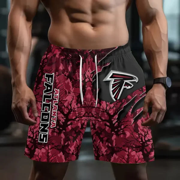 [SPECIAL OFFER] NEW CUSTOMIZED NFL18 ATF ATLANTA FALCONS SHORT PANTS