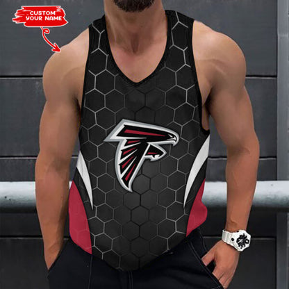 [SPECIAL OFFER] NEW CUSTOMIZED NFL18 ATF ATLANTA FALCONS UNISEX TANK TOP
